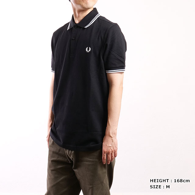 FRED PERRY（フレッドペリー） ポロシャツ ツイン ティップド フレッド