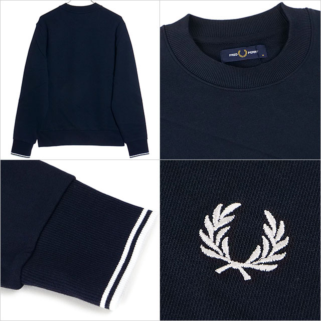 FRED PERRY（フレッドペリー） クルーネック スウェットシャツ M7535