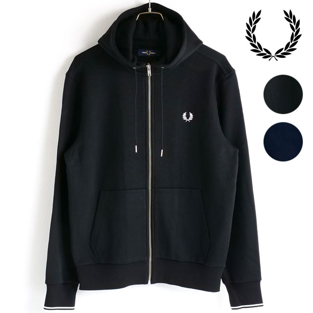 フレッドペリー Fred Perry フーデッド ジップ スルー スウェットシャツ J7536 Hooded Zip Through