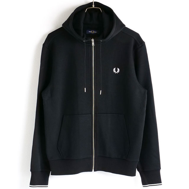 フレッドペリー FRED PERRY フーデッド ジップ スルー スウェットシャツ J7536 HOODED ZIP THROUGH SWEATSHIRT メンズ パーカー 長袖 当店激オシ 正規取扱店 | FRED PERRY | 01