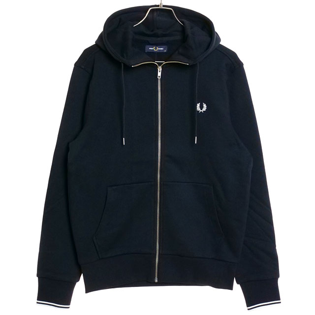 フレッドペリー FRED PERRY フーデッド ジップ スルー スウェットシャツ J7536 HOODED ZIP THROUGH SWEATSHIRT メンズ パーカー 長袖 当店激オシ 正規取扱店 | FRED PERRY | 02