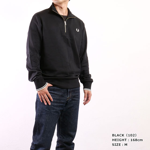 フレッドペリー FRED PERRY ハーフジップ スウェットシャツ M3574 HALF ZIP SWEATSHIRT メンズ トップス トレーナー プルオーバー 長袖 当店激オシ 正規取扱店 | FRED PERRY | 16