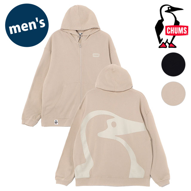チャムス CHUMS ビッグブービージップパーカー ループパイル CH00-1488 SS25 M Big Booby Zip Parka LP メンズ 長袖スウェットパーカー フルジップ 正規取扱店 | CHUMS
