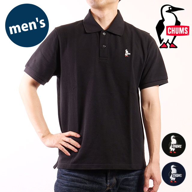 �`�����X CHUMS �u�[�r�[�|���V���c CH02-1239 SS25 M Booby Polo Shirt �����Y �g�b�v�X ���� ���̎q ���K�戵�Xcp