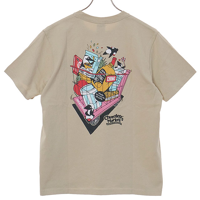 CHUMS チャムス チャムリースマーケットポケットTシャツ CH01