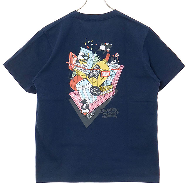 CHUMS チャムス チャムリースマーケットポケットTシャツ CH01