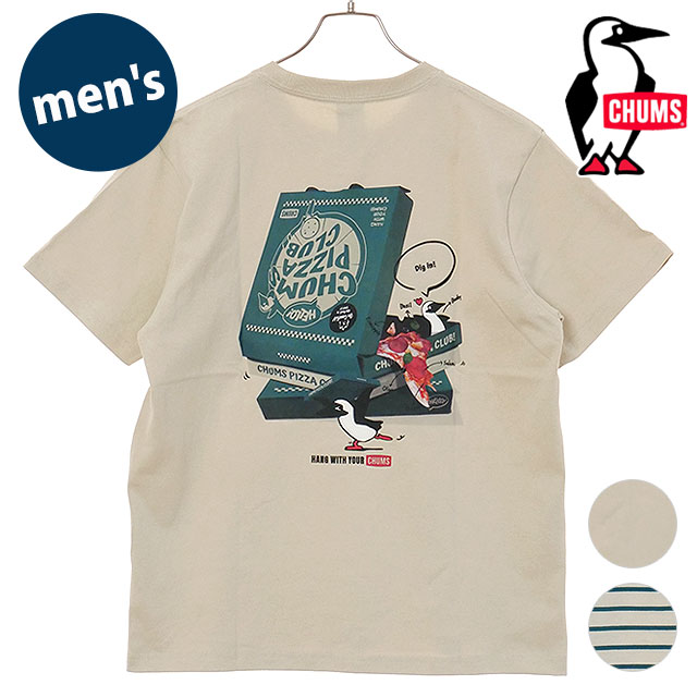 CHUMS チャムス チャムスピザボックスTシャツ CH01-2518 SS25 M