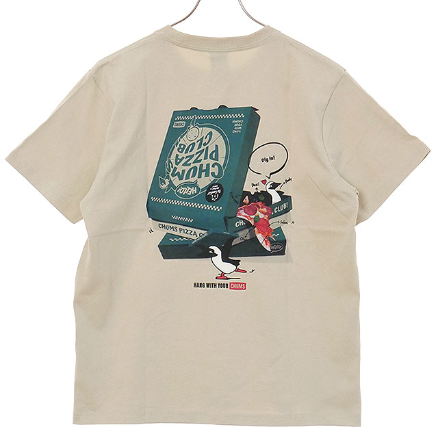 CHUMS Pizza Box T-Shirt/チャムスピザボックスTシャツ(トップス