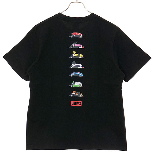 CHUMS チャムス Tシャツ ブービースシフレンズTシャツ ユニセックス 半袖 コットン 寿司 CH01-2521 CHUMS チャムス Tシャツ ブービースシフレンズTシャツ ユニ