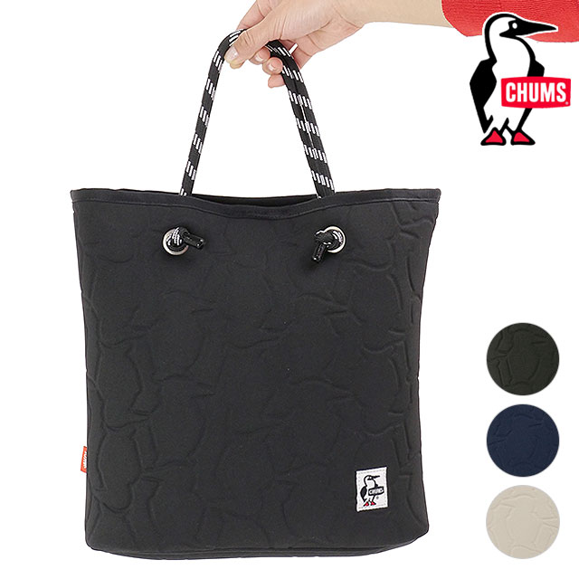 チャムス CHUMS ブービーエンボス ハンドルバッグ CH60-3942 SS25 10L Booby Emboss Handle Bag メンズ・レディース 鞄 トートバッグ 正規取扱店