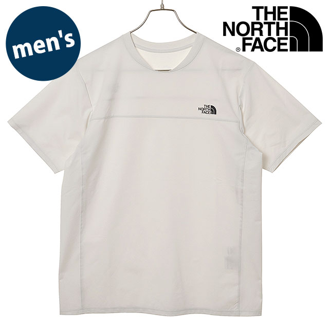 �U�E�m�[�X�E�t�F�C�X THE NORTH FACE �V���[�g�X���[�u�e�b�N�N���[ NT22599-GS SS25 S S Tech Crew �����Y �R�ۖh�L �O���C�b�V���z���C�g  ���K�戵�X