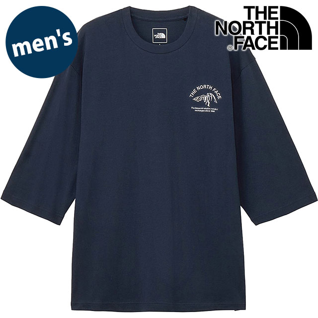ノースフェイス 7分丈 長袖Tシャツ メンズ レディース 綿100％ THE NORTH FACE ロンT 3/4 ワンポイント ロゴ ティー NT32537 2025春夏新作 THE NORTH FACE ノースフェイス 7分丈 長袖Tシャツ メンズ