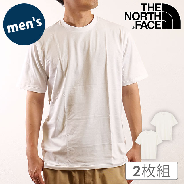 THE NORTH FACE ザ ノースフェイス Ｔシャツ 半袖 ショートスリーブフラッシュドライパックティー 吸汗速乾 コットン100% NT32542 公式】2枚組 ショートスリーブフラッシュドライパックティー