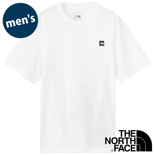 �U�E�m�[�X�E�t�F�C�X THE NORTH FACE �V���[�g�X���[�u�X���[���{�b�N�X���S�e�B�[ NT32445-W SS25 S S Small Box Logo Tee �����Y �z���C�g  ���K�戵�X