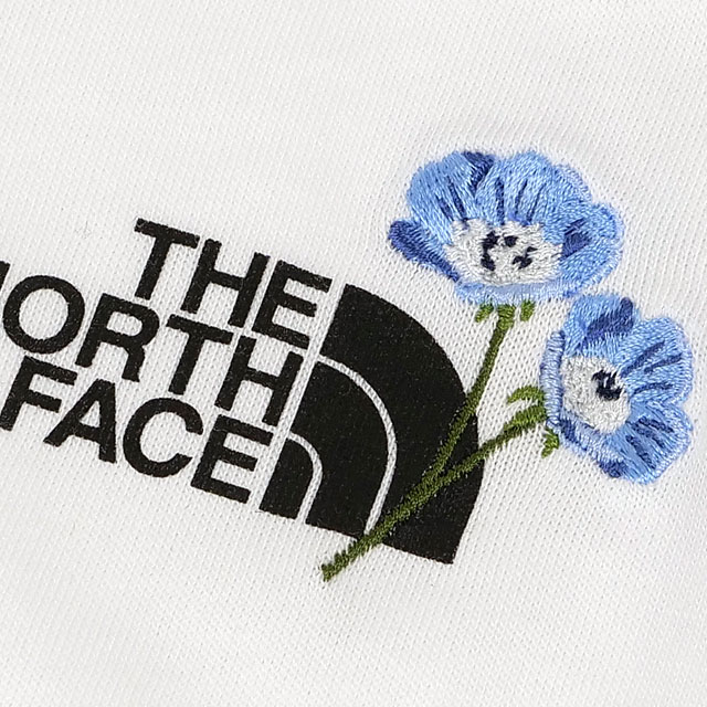 ザ・ノース・フェイス THE NORTH FACE ショートスリーブフラワーロゴティー NTW32531-W SS25 S S Flower Logo Tee レディース ホワイト FREAK'S STORE tシャツ THE NORTH FACE/ザ・ノース・フェイス S