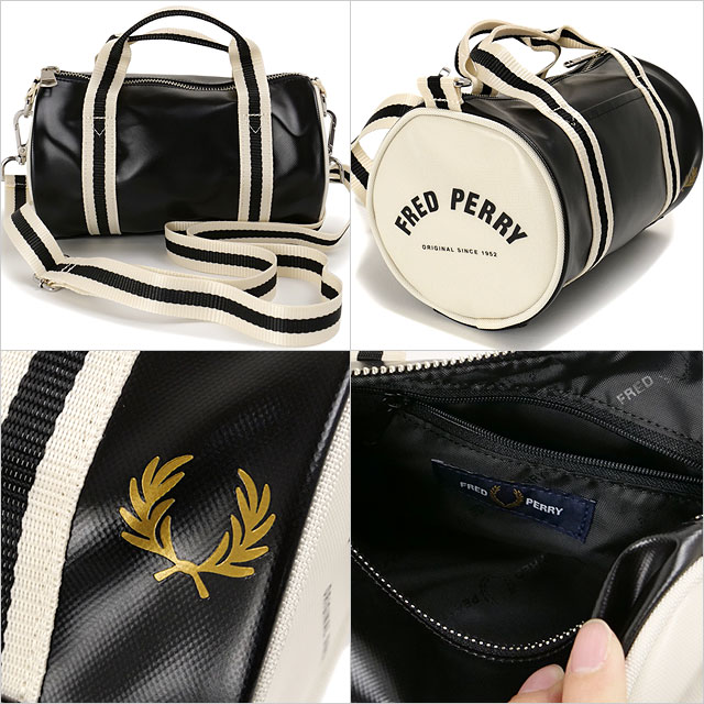 FREDPERRY☆ミニクラシックバッグ 新色先行予約受付中／Classic Mini Barrel Bag／クラシックミニ