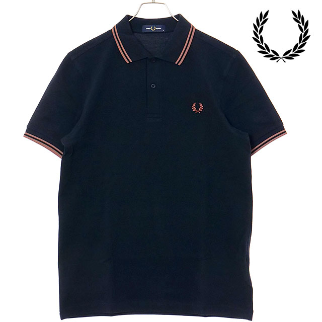 フレッドペリー　ポロシャツ Sサイズ ネイビー FRED PERRY フレッドペリー ポロシャツ XLサイズ ネイビー 刺繍
