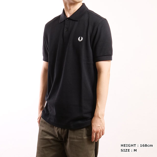 フレッドペリー FRED PERRY ポロシャツ ザ・フレッドペリーシャツ M6000-350 SS25 THE FRED PERRY SHIRT メンズ トップス 半袖 コットンピケ BLACK 正規取扱店 | FRED PERRY | 06