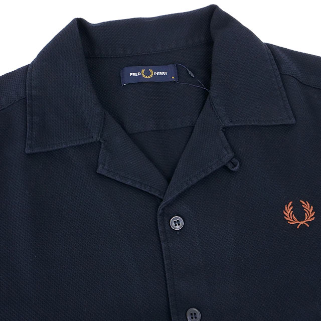 FRED PERRY フレッドペリー ピケ テクスチャードリヴィアカラー