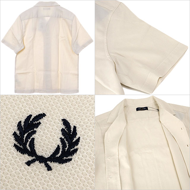 FRED PERRY フレッドペリー ピケ テクスチャードリヴィアカラー