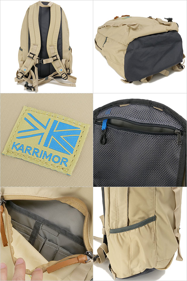 カリマー KARRIMOR VT デイパック F [501220-0820 SS25] 20L VT day pack F メンズ・レディース 鞄 リュック バックパック アウトドア Pale-Khaki 正規取扱店【coupon】 Karrimor（カリマー） KARRIMOR VT デイパック F 501220-0820 SS25 20L