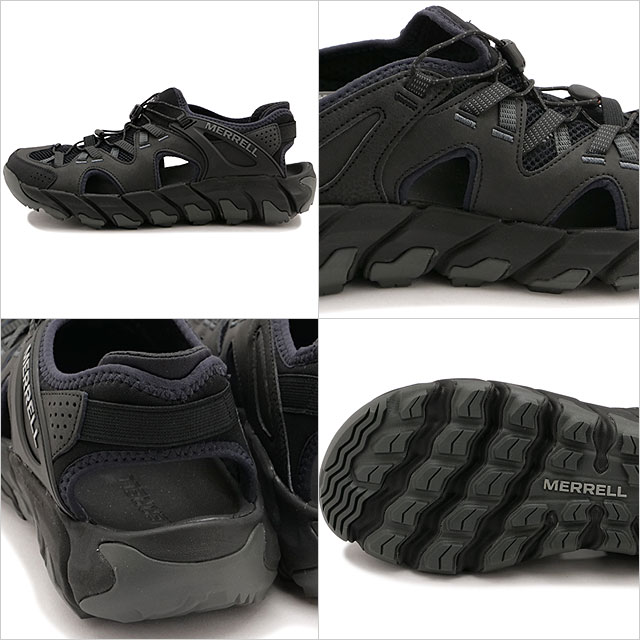 MERRELL ブラック サンダル メレル MERRELL Hydrotrekker ストラップ サンダル J50253
