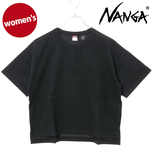 ナンガ NANGA エコハイブリッドTシャツ ウィメンズ N2501-1M033B SS25 ECO HYBRID TEE W レディース トップス 半袖 ショート丈 BLK  正規取扱店