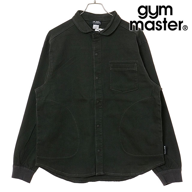 ジムマスター GYM MASTER 10oz ストレッチカツラギシャツJKT [G221718-04 SS25] メンズ トップス ジャケット 長袖 チャコール（カツラギ） 正規取扱店 gym master（ジムマスター） GYM MASTER 10oz ストレッチカツラギ