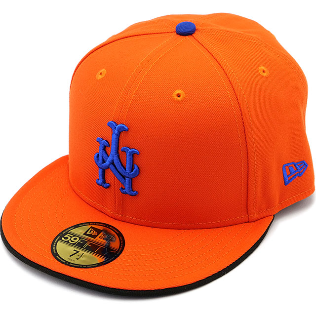 59FIFTY Upside Down メッツ オレンジ 7 5/8 NEW ERA New York Mets - 59FIFTY UPSIDE DOWN ORANGE【14388821