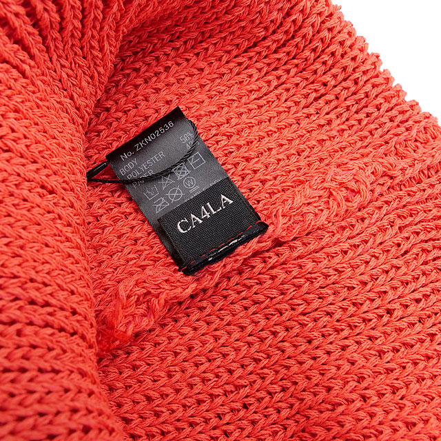 カシラ CA4LA ニットキャップ ZKN02536 SS25 WTURN WASH9 メンズ・レディース 帽子 ニット帽 ワッチ フリーサイズ RED  正規取扱店 | CA4LA | 02