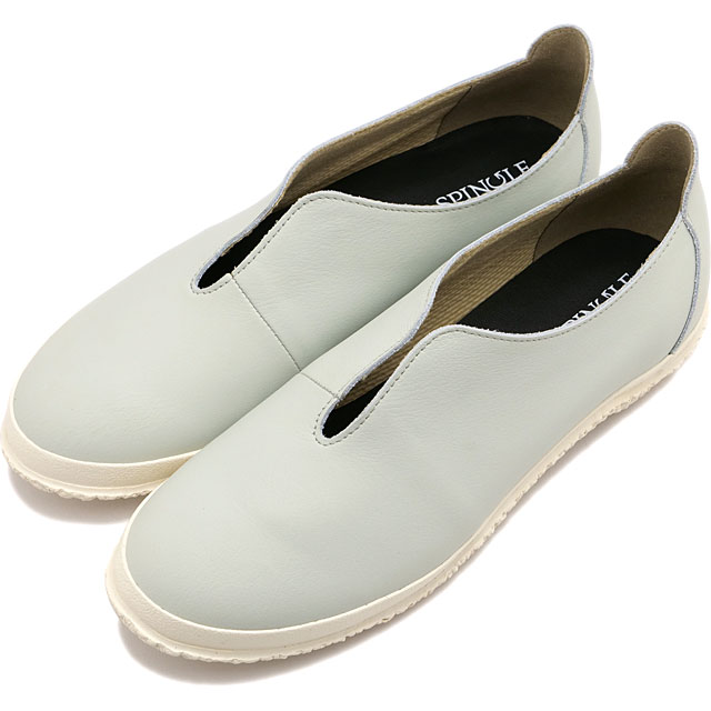 スピングル SPINGLE フラットシューズ [SP1826-08 SS25] SP-1826 レディース 日本製 カウレザー スリッポン Light-Gray 正規取扱店 SPINGLE（スピングル） 返品送料無料 フラットシューズ SP1826-08 SS25