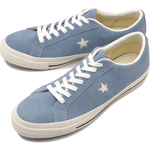 Ro[X CONVERSE Xj[J[ X^[ XG[h 35200863 SS25 ONE STAR SUEDE YEfB[X C V[Y LIGHT-BLUE K戵X