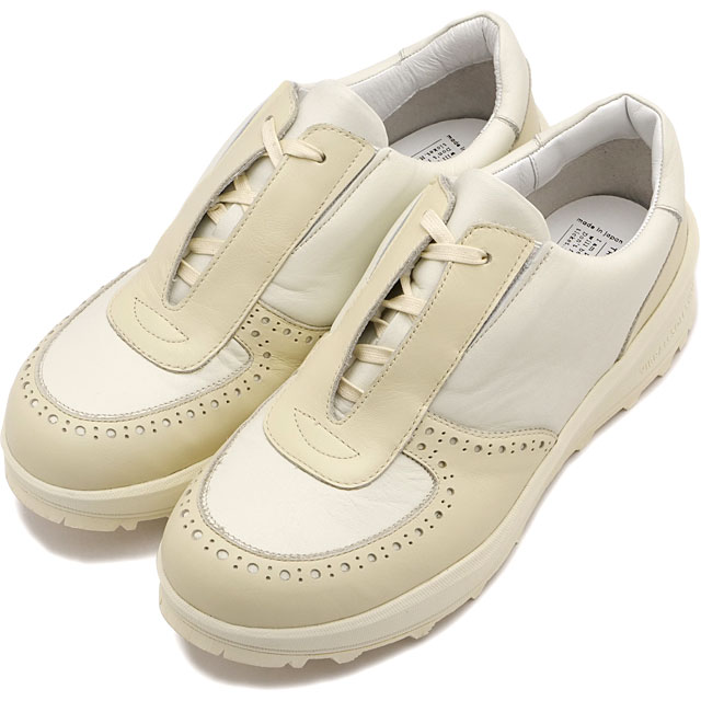�ԕi�������� �V���Z �g���x���V���[�Y TRAVEL SHOES by chausser �A�N�e�B�u ���U�[�X�j�[�J�[ TRA-024 SS25 Active Leather sneakers CRM WHC ���K�戵�X