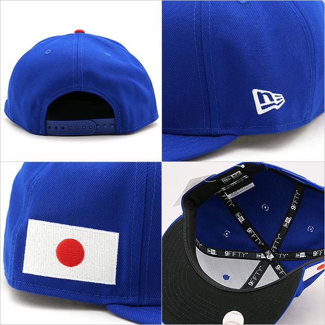 ニューエラ NEW ERA キャップ シカゴ・カブス 14517903 SS25 9FIFTY MLB JAPAN FLAG メンズ・レディース 帽子 サイズ調整可能 ライトロイヤル 正規取扱店 | NEW ERA | 02