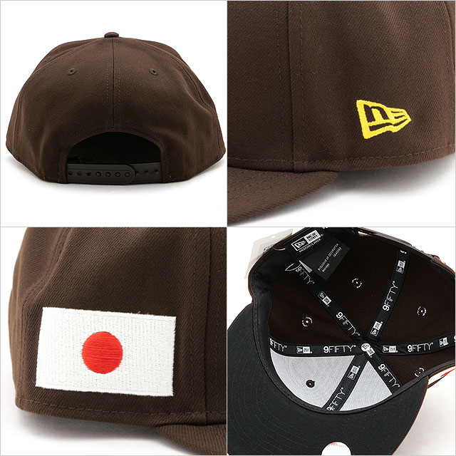 ニューエラ NEW ERA キャップ サンディエゴ・パドレス 14517900 SS25 9FIFTY MLB JAPAN FLAG 帽子 サイズ調整可能 バーントウッド 正規取扱店 | NEW ERA | 02