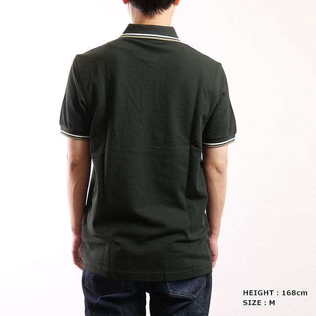 送料無料の商品 FRED PERRY ティップド ツイン ポロシャツ フレッドペリー トップス