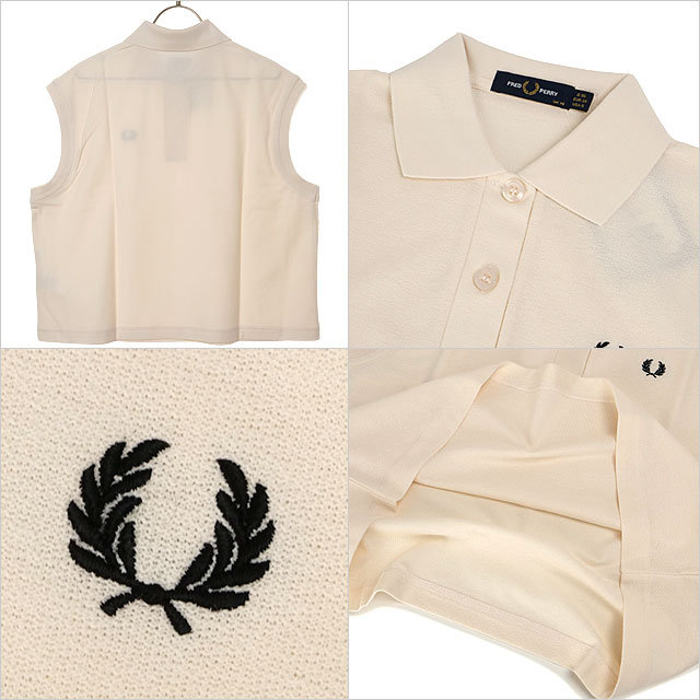FRED PERRY（フレッドペリー） ポロシャツ スリーブレス ピケシャツ