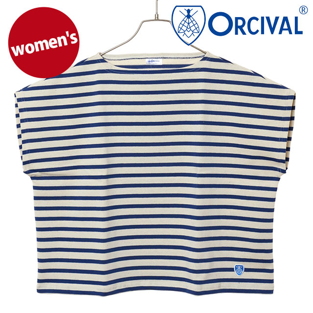 ORCIVAL オーシバル フレンチスリーブ ボートネック プル