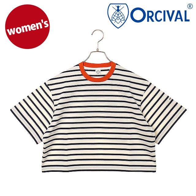 ORCIVAL オーシバル ワイドクルーネックショートスリーブプル