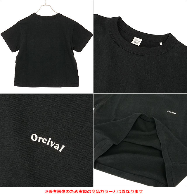 ORCIVAL オーシバル エンブロイダリーショートスリーブTシャツ