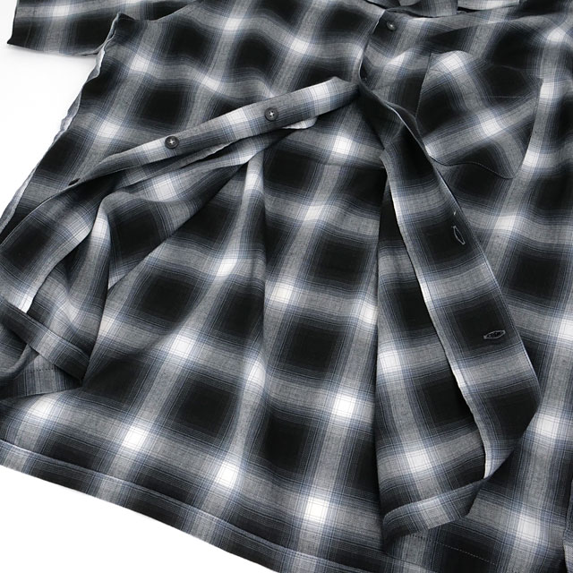 ファイブブラザー FIVEBROTHER ライトフランネル ワンナップシャツ 152530 SS25 LIGHT FLANNNEL ONE-OP SHIRTS メンズ BLACK 正規取扱店 | FIVEBROTHER | 03