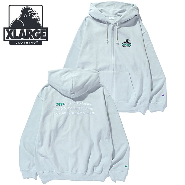 XLARGE エクストララージ チャンピオンリバースウィーブジップ 