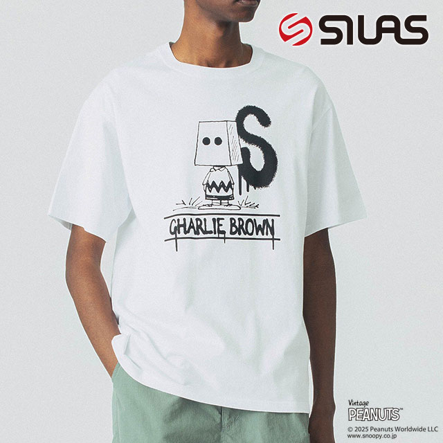 SILAS（サイラス） コラボ ピーナッツ ミスターサック ショートスリーブTシャツ 110252011028 SU25 SILAS× ...