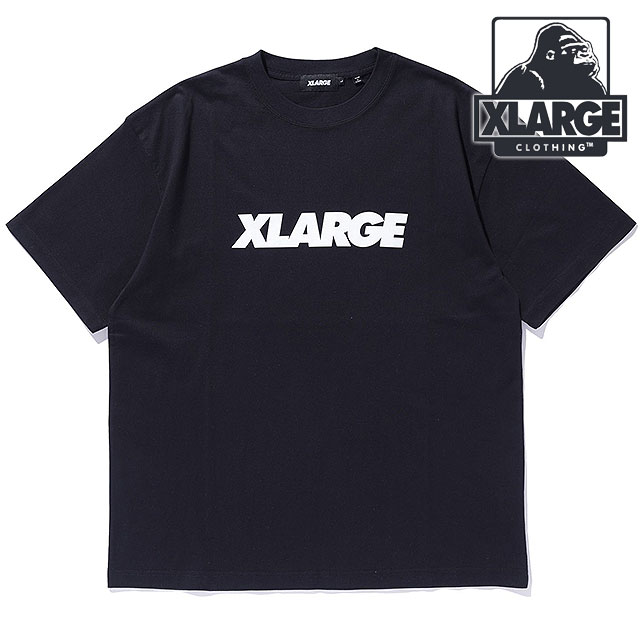 XLARGE トライバルロゴ 半袖Tシャツ シンプルで合わせやすい◎ XLARGE エクストララージ スタンダードロゴ ショートスリーブT