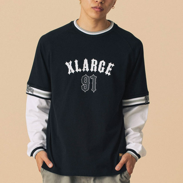 〚すにすて　ロングTシャツ〛 XLARGE（エクストラ ラージ） 91 レイヤード ロングスリーブTシャツ