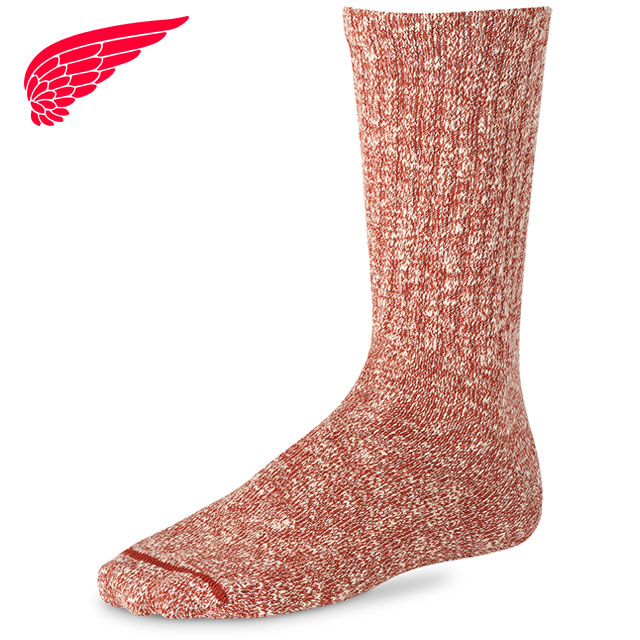 ���b�h�E�B���O REDWING �R�b�g���u�����h �}�[�����O�N���[ 97169 97646 COTTON BLEND MARL RAGG CREW �����Y �C�� Made in USA RUST WHITE  ���K�戵�X