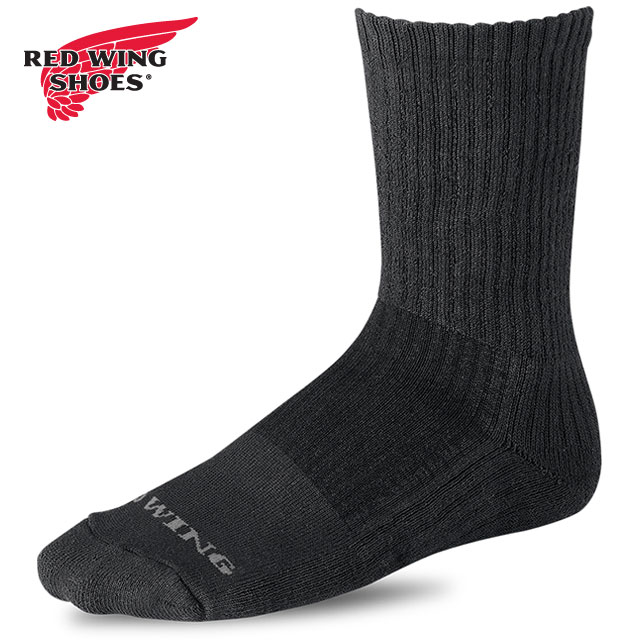 ���b�h�E�B���O REDWING �N�b�V�����N���[ 97243 97647 CUSHION CREW �����Y �C�� �u�[�c�\�b�N�X Made in USA red wing BLACK  ���K�戵�X