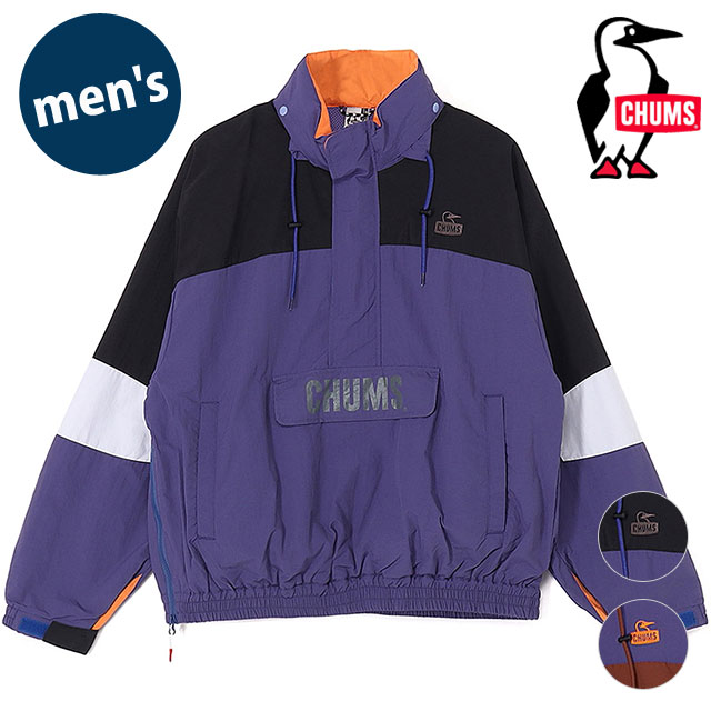 チャムス CHUMS カーンズウォームレトロスポーツアノラック CH04-1493 FW25 M Kearns Warm Retro Sports Anorak メンズ 撥水 オーバーサイズ 正規取扱店 | CHUMS