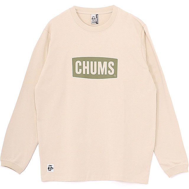 チャムス CHUMS チャムスロゴブラッシュドロングスリーブTシャツ CH01-2666 FW25 M CHUMS Logo Brushed L S T-Shirt カットソー 長袖 USAコットン  正規取扱店 | CHUMS | 02