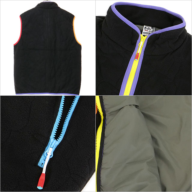 チャムス CHUMS ブービーステッチフリースベスト [CH04-1472 FW25] M Booby Stitch Fleece Vest メンズ アウター キルティングベスト アウトドア 正規取扱店 CHUMS（チャムス） ブービーステッチフリースベスト CH04-1472 FW25 M